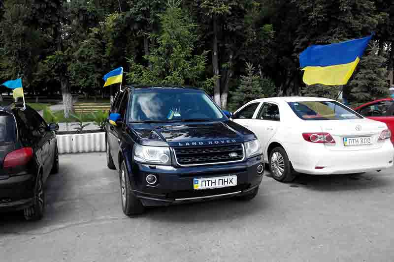 Харьковский автомайдан поддержал Богодуховских патриотов. 